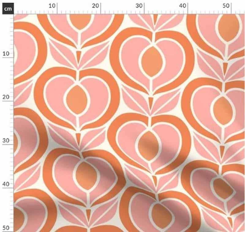 Buy Peachy Peach Curtain Curtains from Vaaree