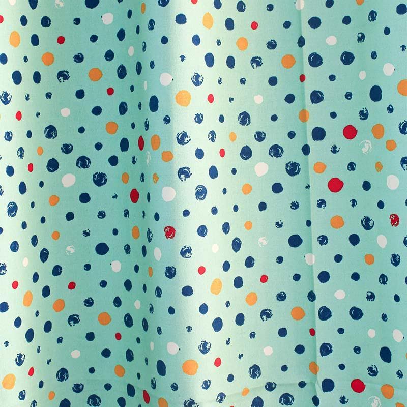 Buy Happy Polka Curtain - Blue Curtains from Vaaree