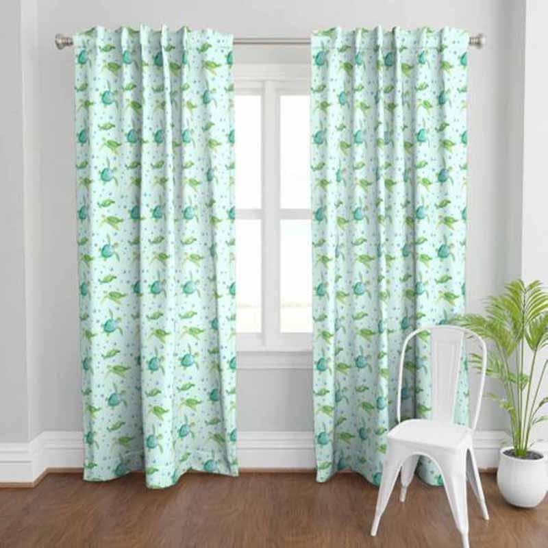 Buy Tortoise Swim Curtain Curtains from Vaaree