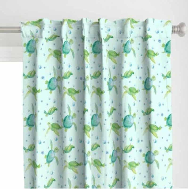 Buy Tortoise Swim Curtain Curtains from Vaaree