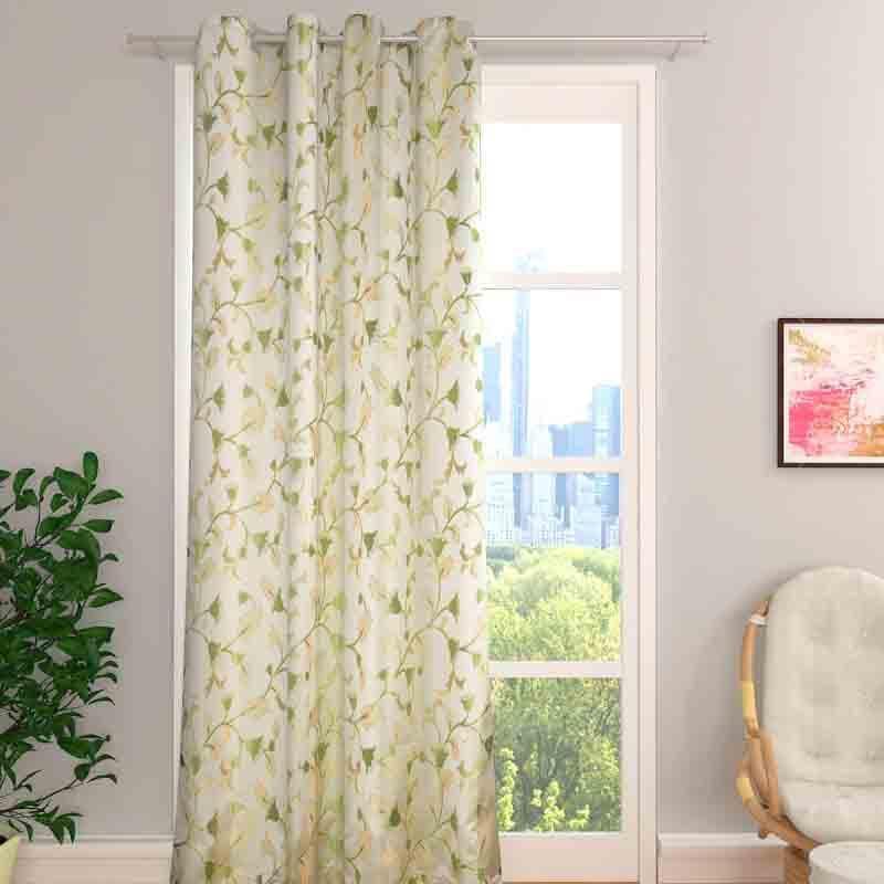 Buy Tulle Curtain - Beige Curtains from Vaaree