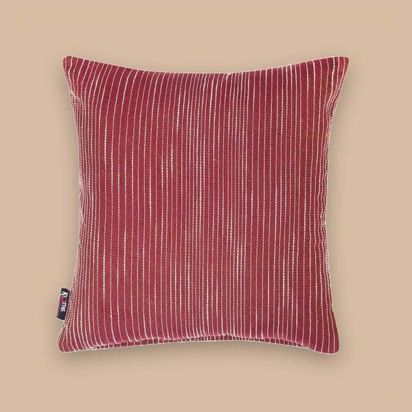 Cushion Cover Sets - Barcode Cushion Cover - Red - Set Of Five
