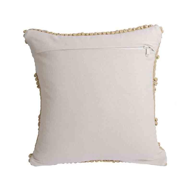 Buy Bead Beats Cushion Cover - Beige - Set Of Two Cushion Cover Sets from Vaaree