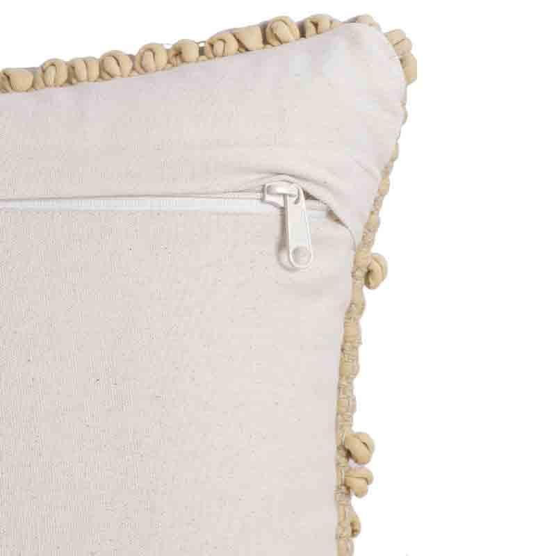 Buy Bead Beats Cushion Cover - Beige - Set Of Two Cushion Cover Sets from Vaaree