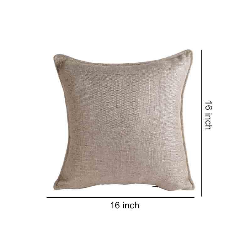 Cushion Cover Sets - Blissful Beige Cushion Cover - Set Of Five