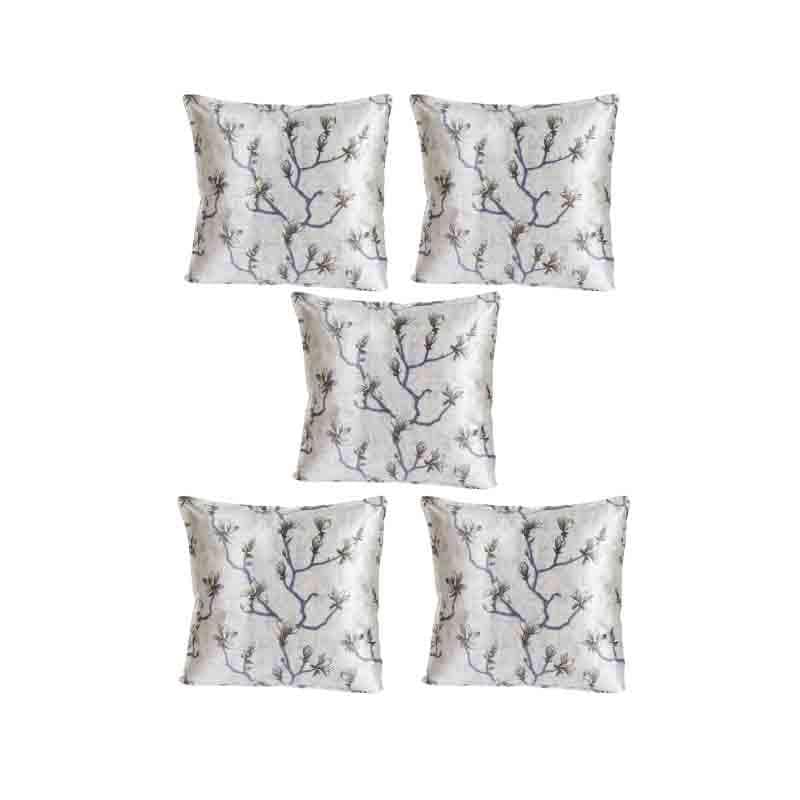 Cushion Cover Sets - Blissful Blooms Cushion Cover - Set Of Five