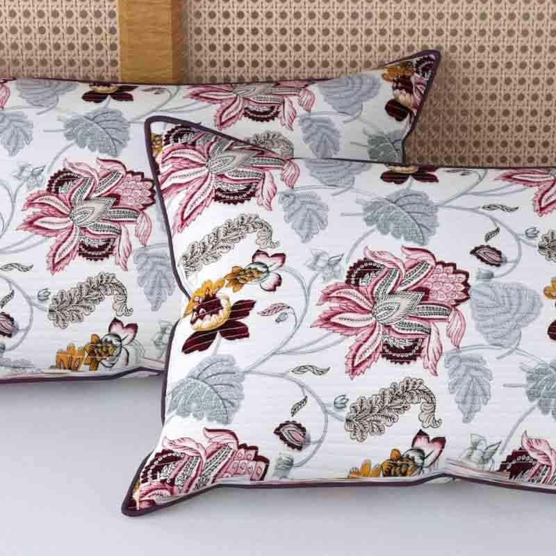 Cushion Cover Sets - Buttercups Rectangle Cushion Cover - Set Of Two - Pink