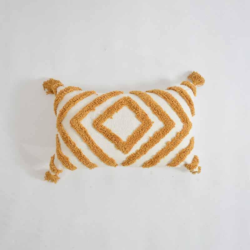 Buy Cushion Cover Sets - Caramel Queen Cushion Cover- Set Of Two at Vaaree online
