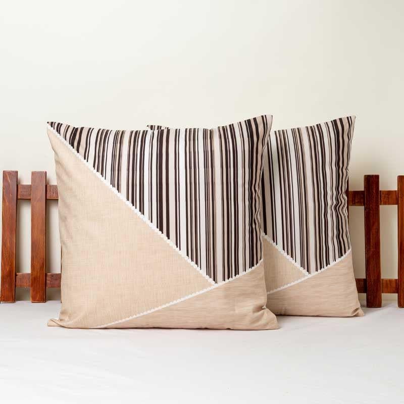 Buy Colourblocked Printed Cushion Cover - Set Of Two Cushion Cover Sets from Vaaree