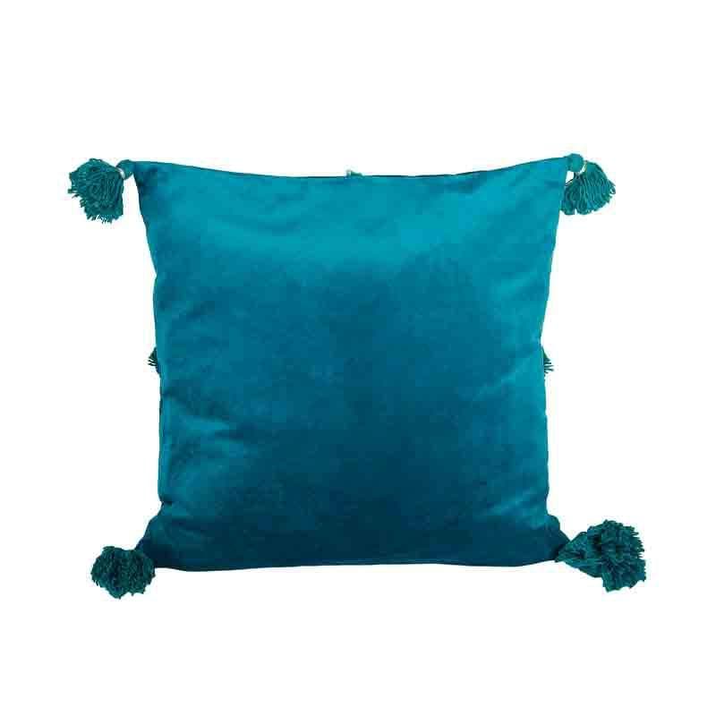 Buy Diamond Rings Tufted Cushion Cover - (Teal) - Set Of Two Cushion Cover Sets from Vaaree