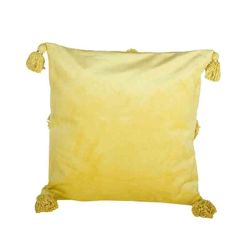 Buy Diamond Rings Tufted Cushion Cover - (Yellow) - Set Of Two Cushion Cover Sets from Vaaree