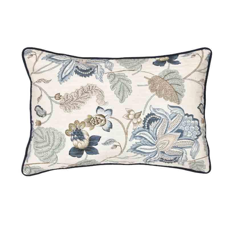 Buy Floral Whispers Rectangular Cushion Cover - Set Of Two Cushion Cover Sets from Vaaree