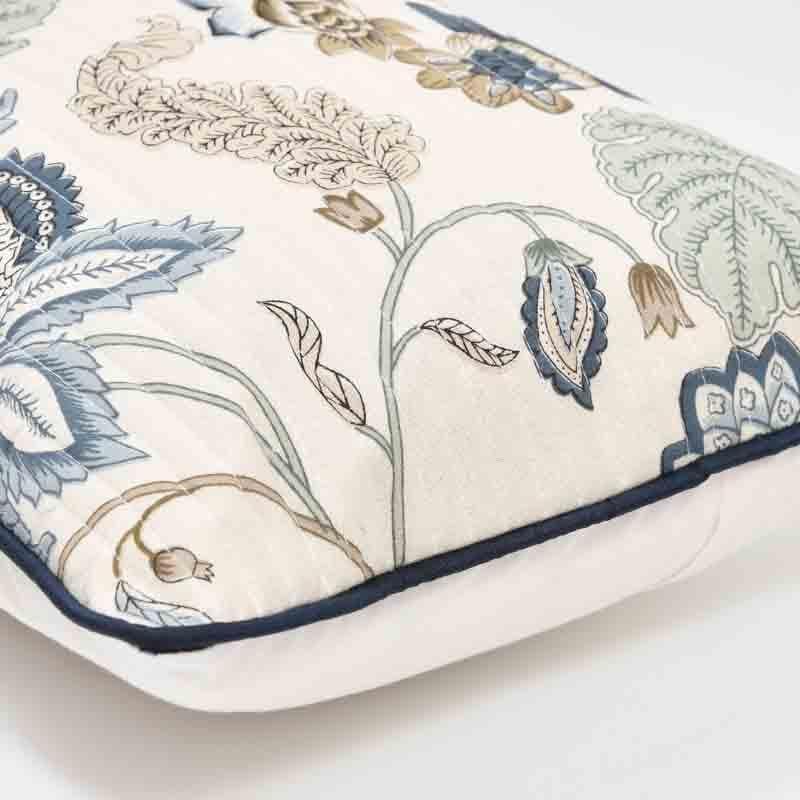 Buy Floral Whispers Rectangular Cushion Cover - Set Of Two Cushion Cover Sets from Vaaree