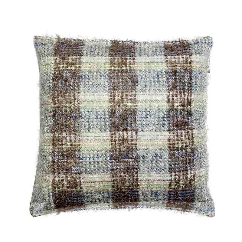 Cushion Cover Sets - Frayed Checks Cushion Cover - Set Of Five