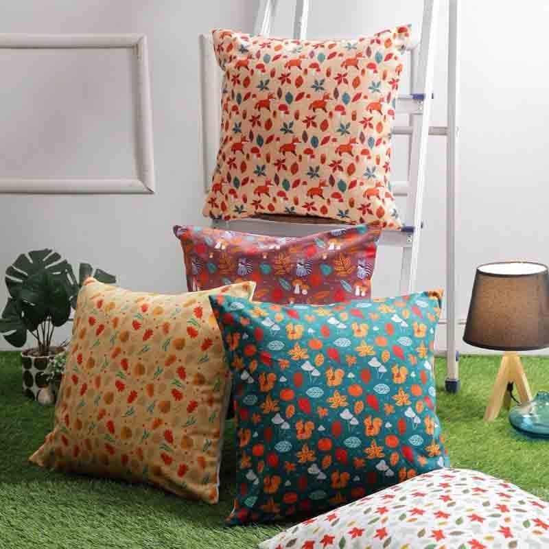 Buy Frolic Cushion Cover - Set Of Five Cushion Cover Sets from Vaaree