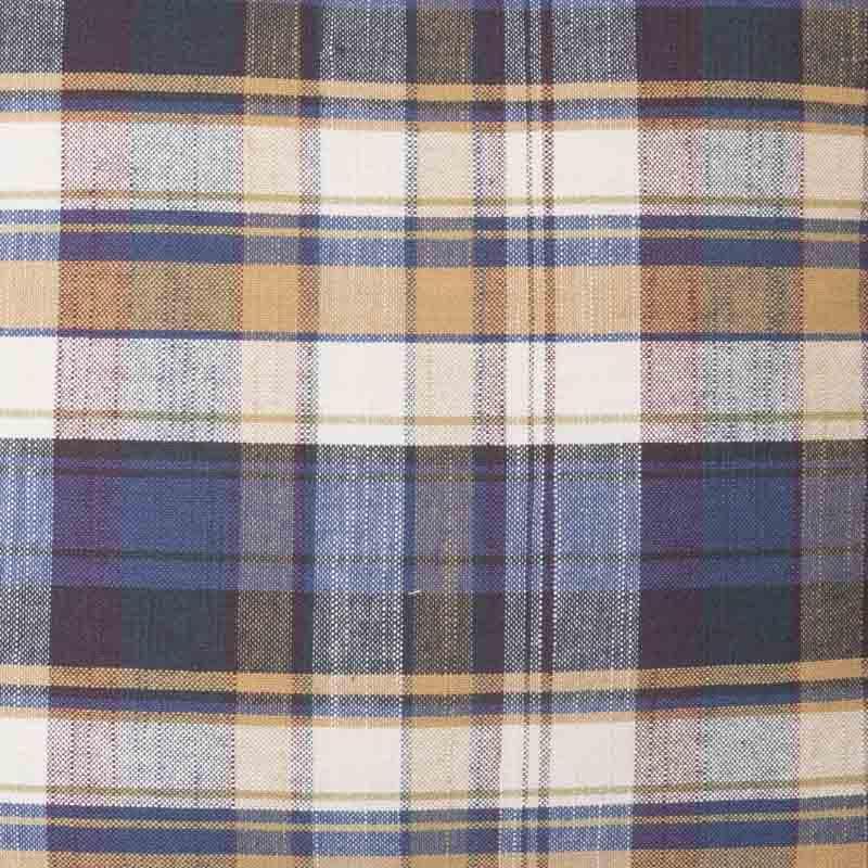 Cushion Cover Sets - Happy Checks Cushion Cover - Navy - Set Of Five