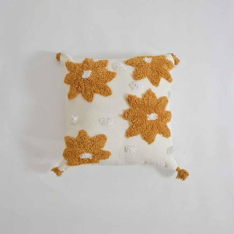 Buy Happy Sunflower Cushion Cover- Set Of Two Cushion Cover Sets from Vaaree