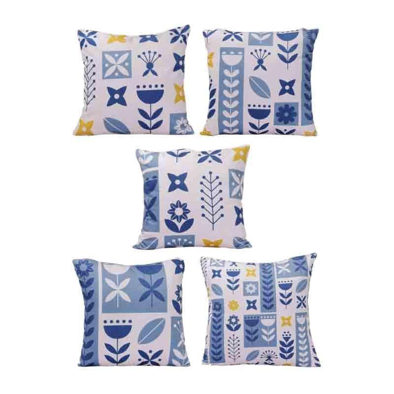 Buy Indigo Party Cushion Cover - Set Of Five Cushion Cover Sets from Vaaree