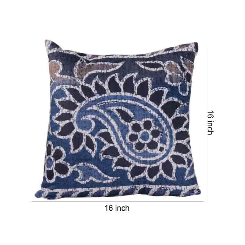 Cushion Cover Sets - Indigo Splash Cushion Cover - Set Of Five