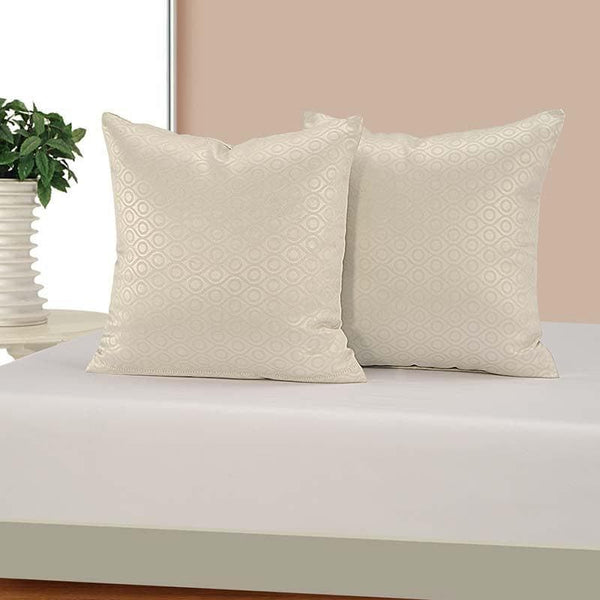 Cushion Cover Sets - Luminous White Cushion Cover - Set Of Two