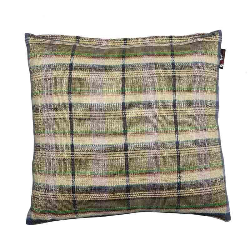 Cushion Cover Sets - Madras Plaid Cushion Cover - Set Of Five