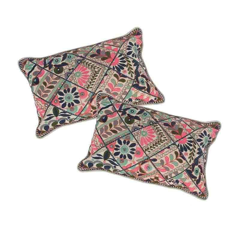 Buy Mandala Crush Cushion Cover - Set Of Two Cushion Cover Sets from Vaaree