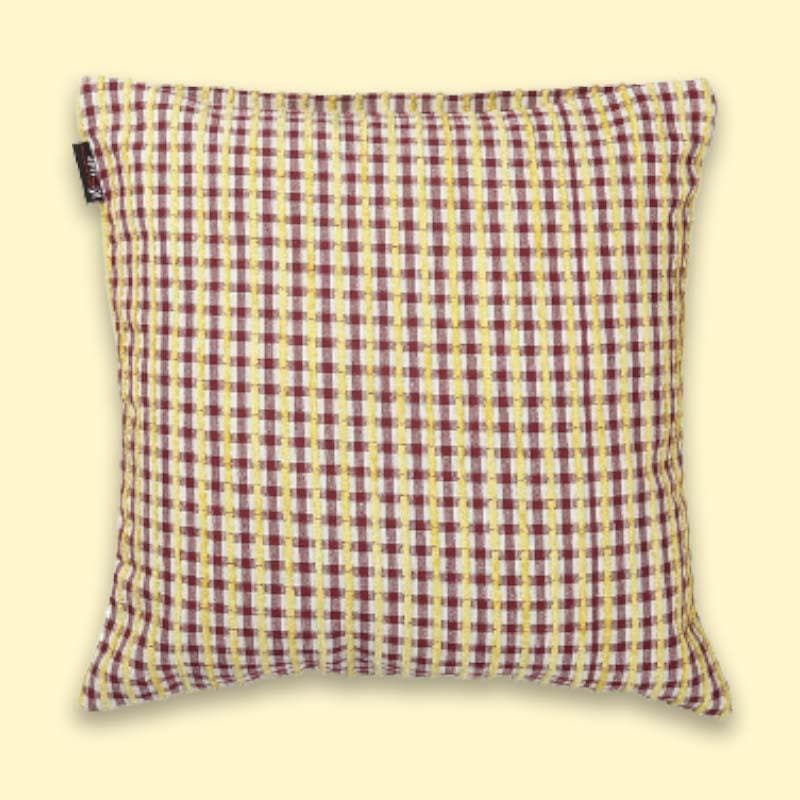 Buy Mingled Cushion Cover - Yellow - Set Of Five Cushion Cover Sets from Vaaree