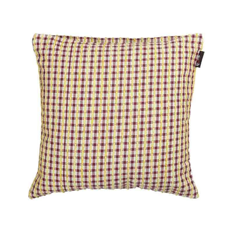 Buy Mingled Cushion Cover - Yellow - Set Of Five Cushion Cover Sets from Vaaree