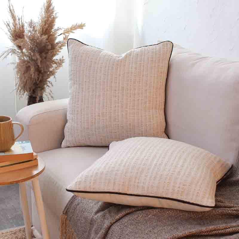 Buy Pir Panjal Cushion Cover - Natural Cushion Cover Sets from Vaaree