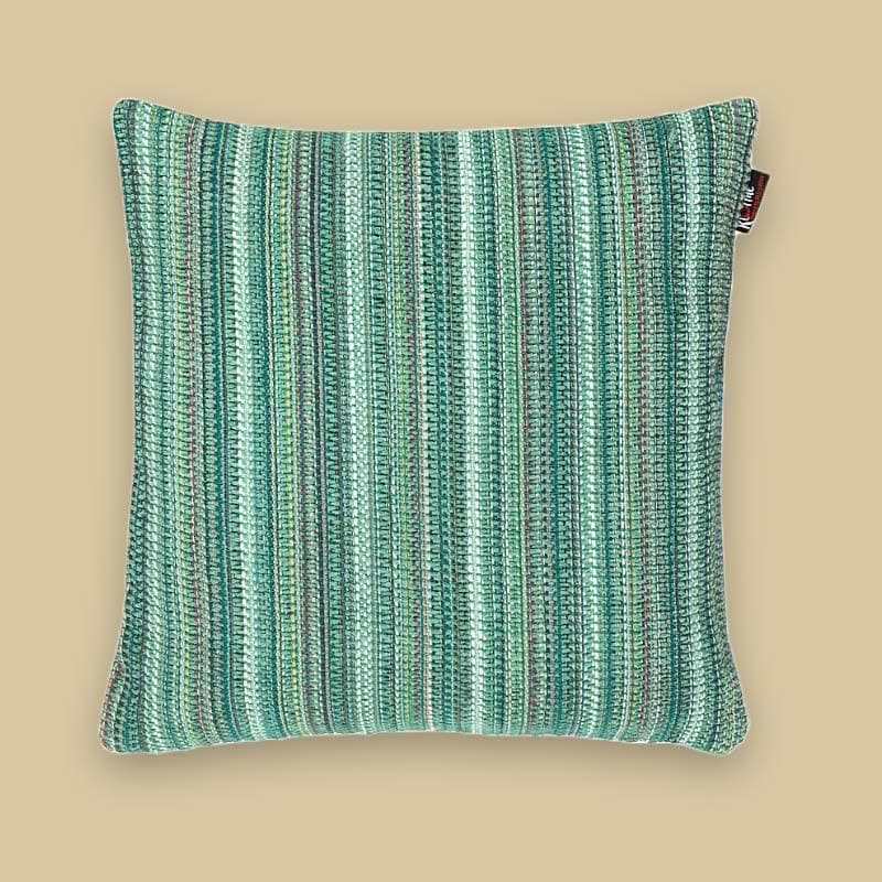 Cushion Cover Sets - Ombre Striped Cushion Cover - Green - Set Of Five