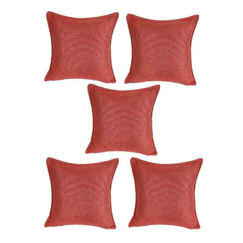 Buy Ruby Woo Cushion Cover - Set Of Five Cushion Cover Sets from Vaaree