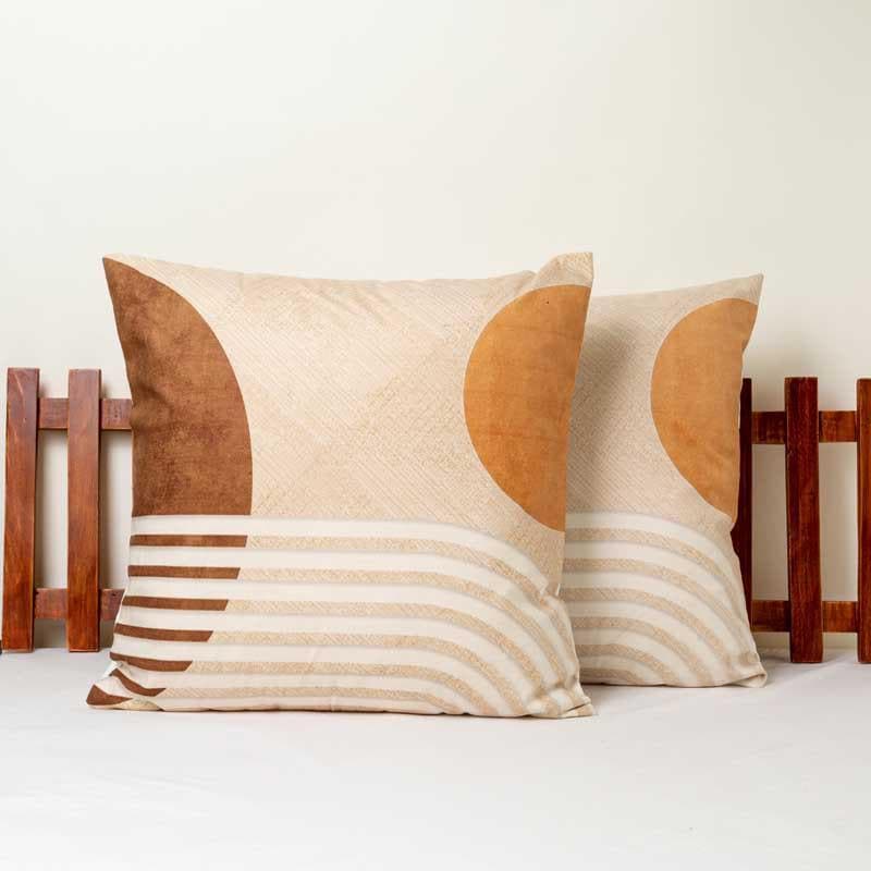 Buy The Rising Sun Printed Cushion Cover - Set Of Two Cushion Cover Sets from Vaaree