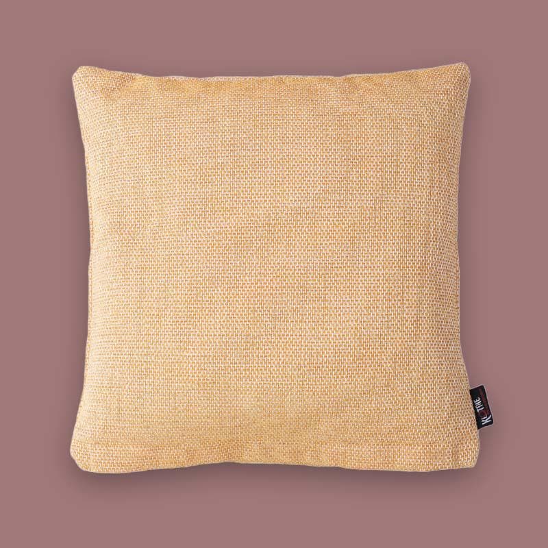 Buy Cushion Cover Sets - Tweed Cushion Cover - Yellow - Set Of Five at Vaaree online