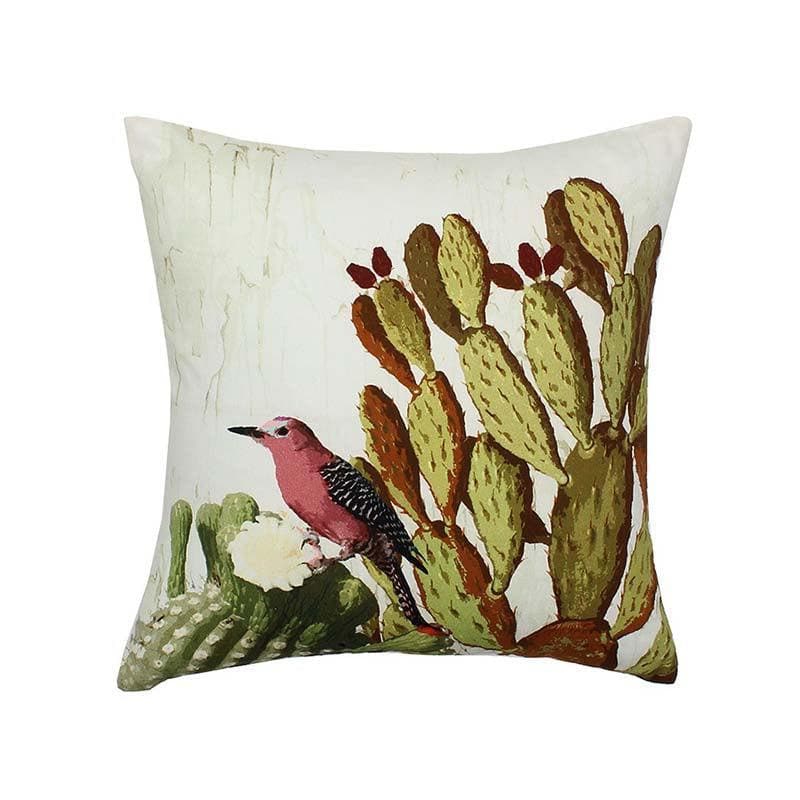 Buy Birdie on Cacti Cushion Cover Cushion Covers from Vaaree