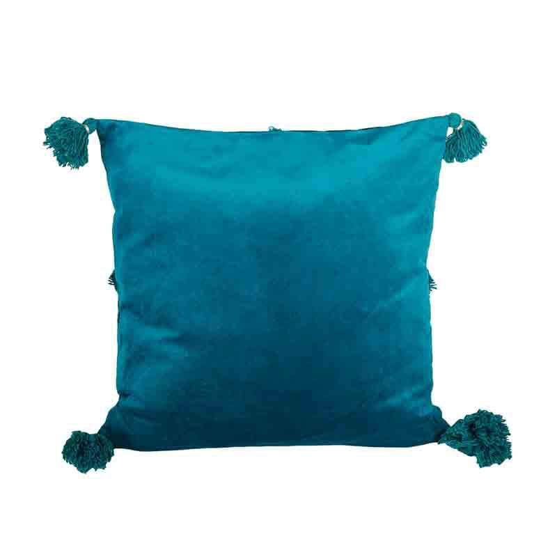 Buy Diamond Rings Tufted Cushion Cover - (Teal) Cushion Covers from Vaaree