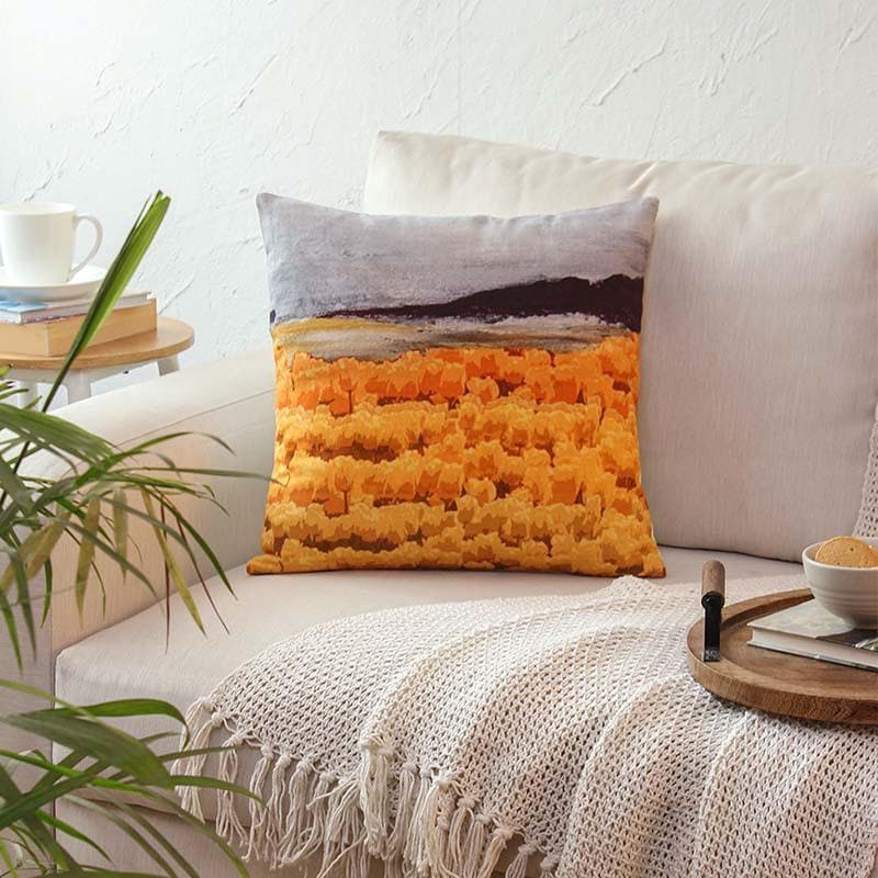 Cushion Covers - Fields by Van Gogh Cushion Cover