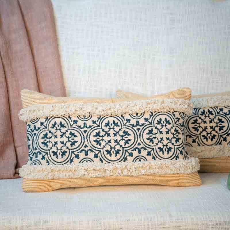 Buy Fringed Horizon Cushion Cover Cushion Covers from Vaaree