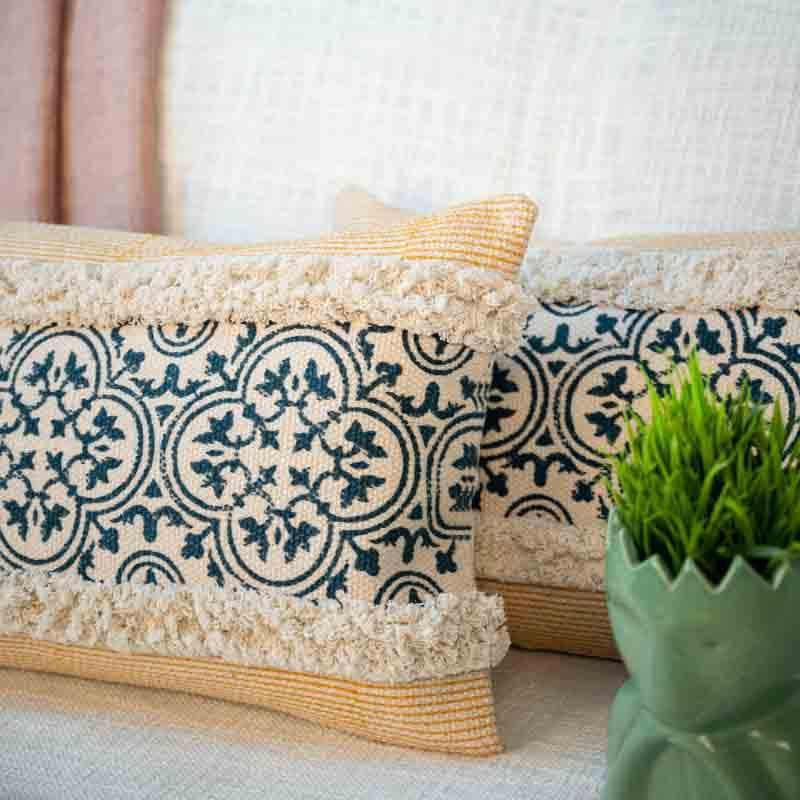 Buy Fringed Horizon Cushion Cover Cushion Covers from Vaaree