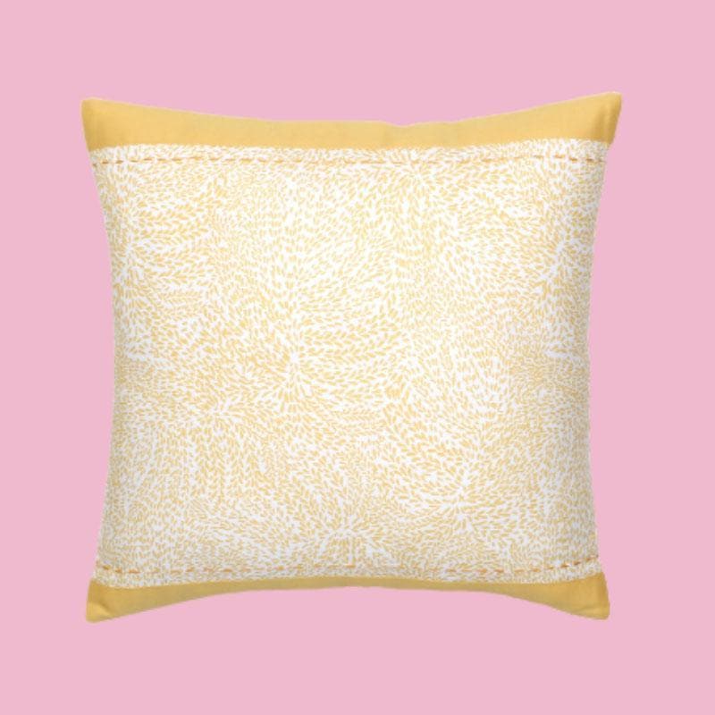 Cushion Covers - Sarisa Cushion Cover - Yellow