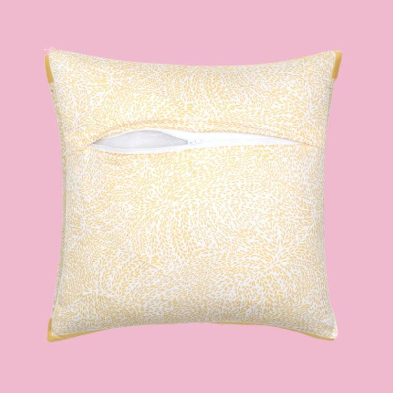 Cushion Covers - Sarisa Cushion Cover - Yellow