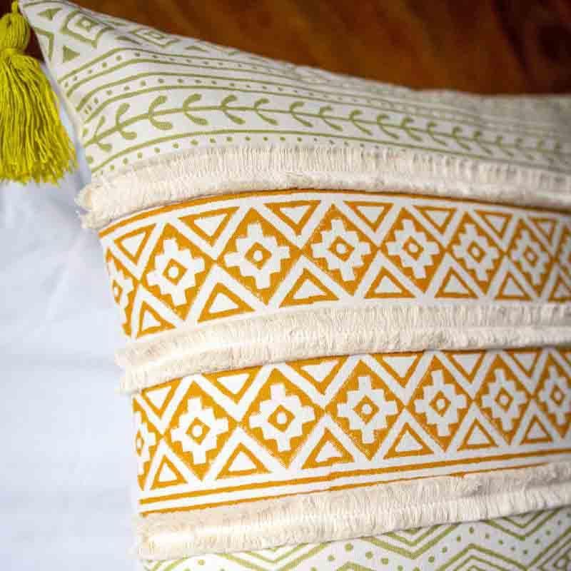 Buy Hello Yellow Cushion Cover Cushion Covers from Vaaree