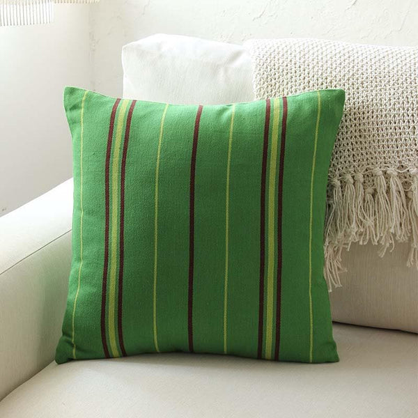 Cushion Covers - Lovely Stripes Cushion Cover - Green
