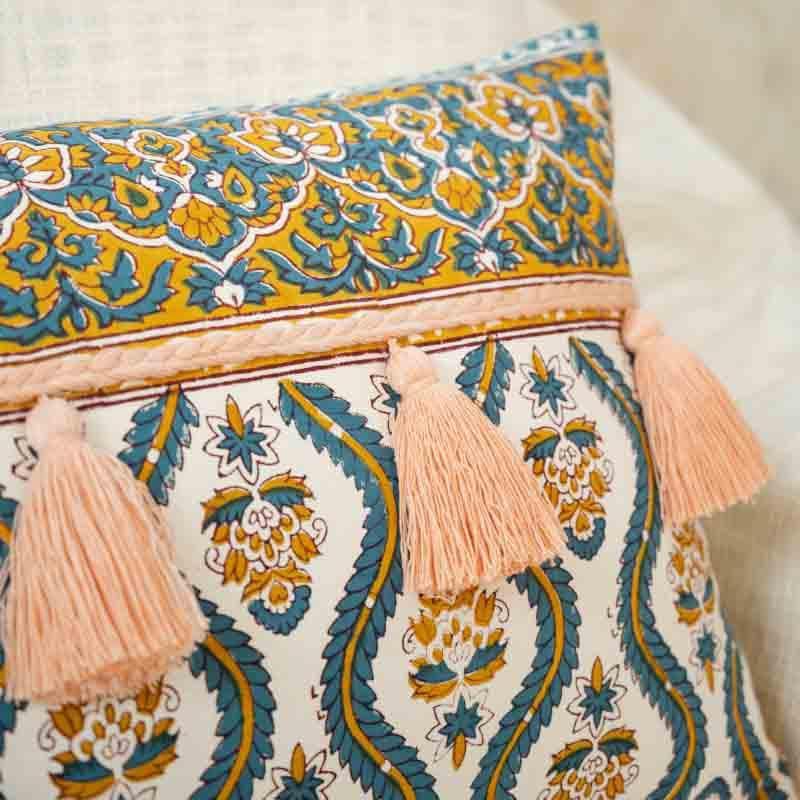 Buy Meera Cushion Cover - Blue Cushion Covers from Vaaree