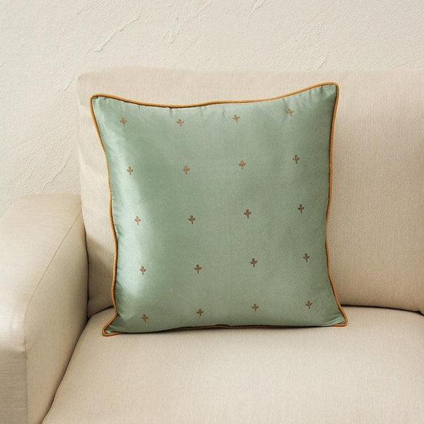 Cushion Covers - Petite Petalled Cushion Cover- Blue
