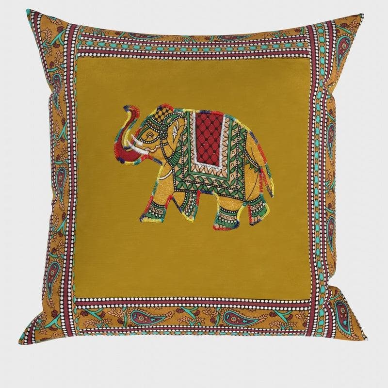 Cushion Covers - Traditionally Tuskan Cushion Cover- Yellow