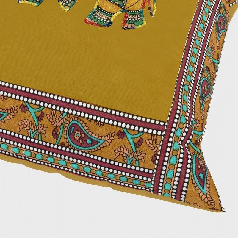 Cushion Covers - Traditionally Tuskan Cushion Cover- Yellow