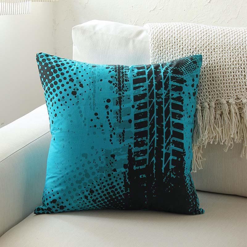 Buy Tyres Screech Cushion Cover - Blue Cushion Covers from Vaaree