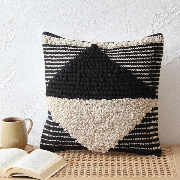 Cushion Covers - Kani Cushion Cover - Black