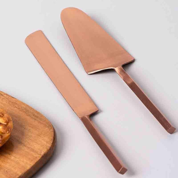 Buy Nora Cheese Knives - Set Of Two Cutlery Set from Vaaree