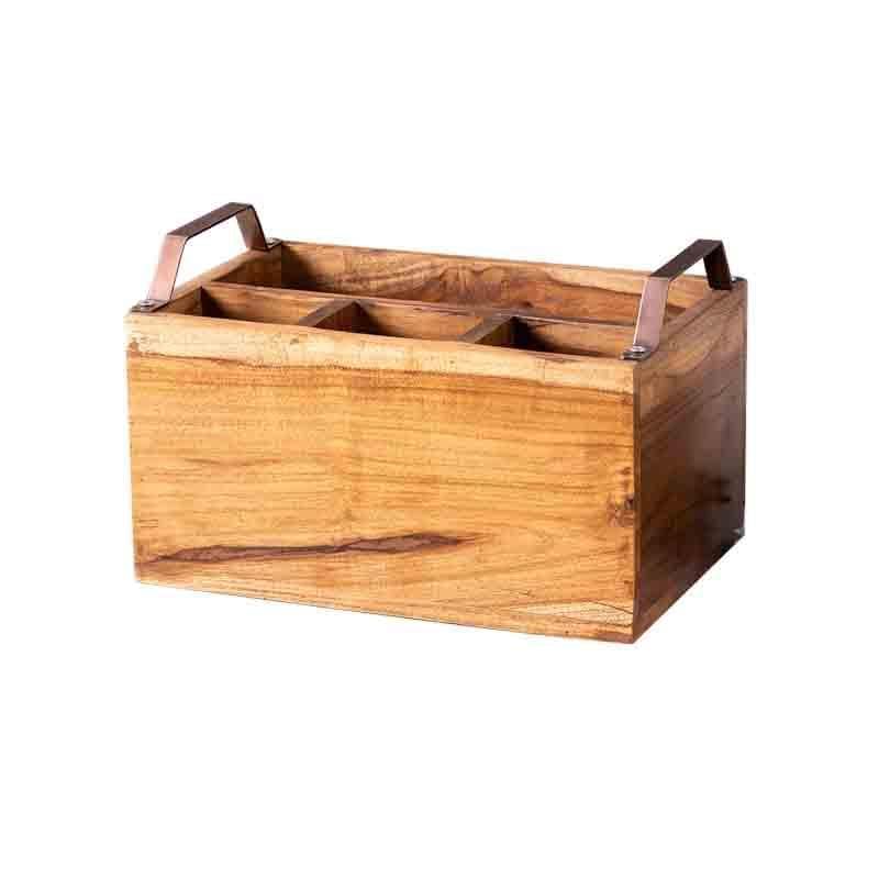 Buy Cedar Cutlery Holder - Bronze Cutlery Stand from Vaaree